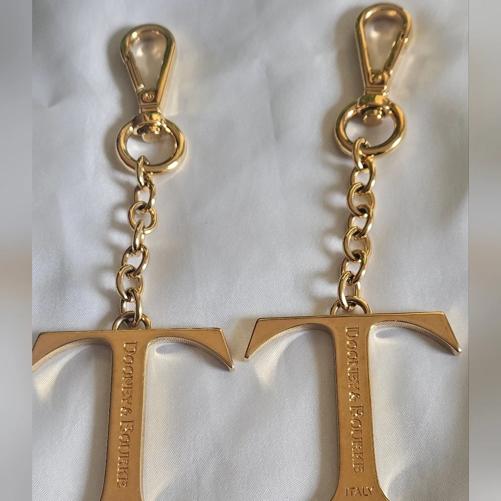 This is a Dooney & Bourke Monogram Pendant Key Chains. Selling The Pair/ Single - Picture 4 of 7